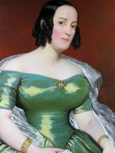 Doña Pilar Garfias del Fierro by Raymond Auguste Quinsac Monvoisin